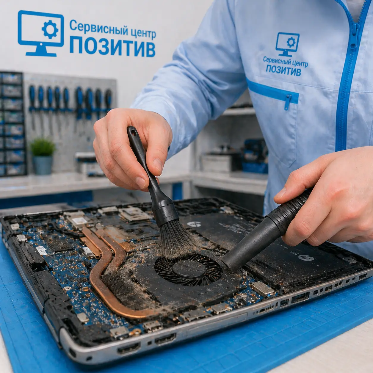 чистка ноутбука HP в Зеленограде