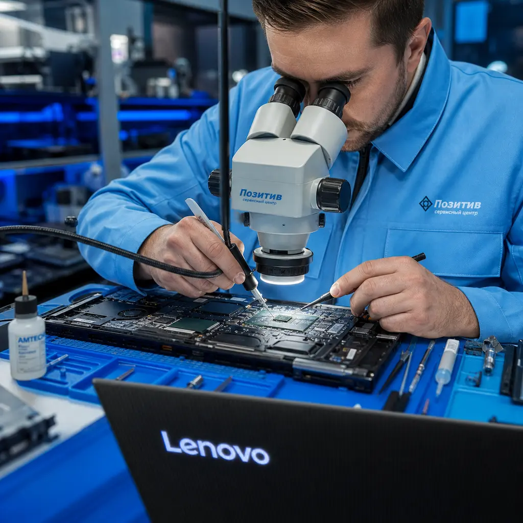 Замена видеокарты ноутбука Lenovo в Зеленограде