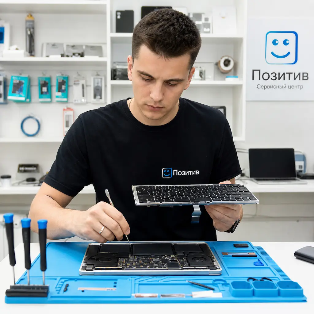 заменить клавиатуру на Apple Macbook в Зеленограде