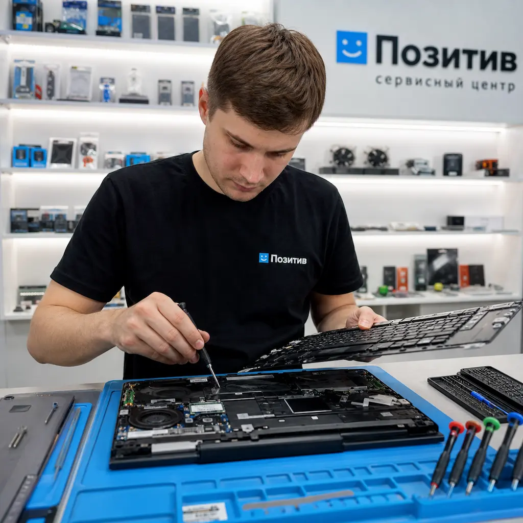 заменить клавиатуру на ноутбуке Samsung в Зеленограде