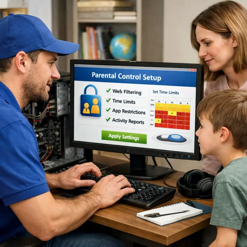 установка родительского контроля в Зеленограде