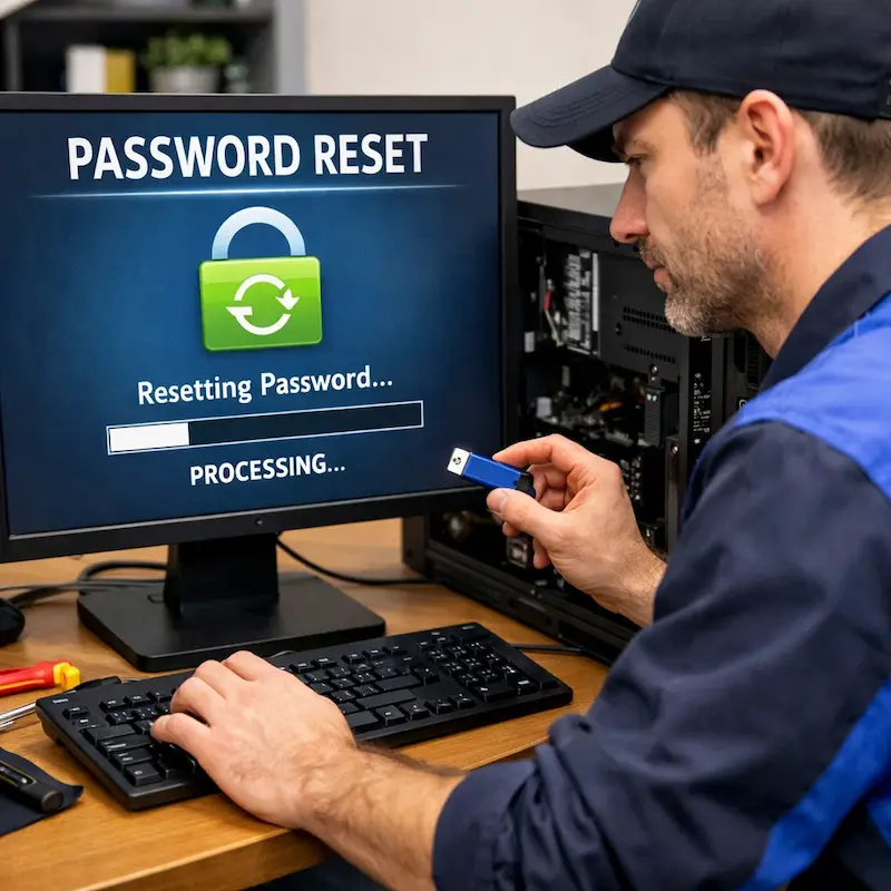 Удаление пароля на компьютере в Зеленограде