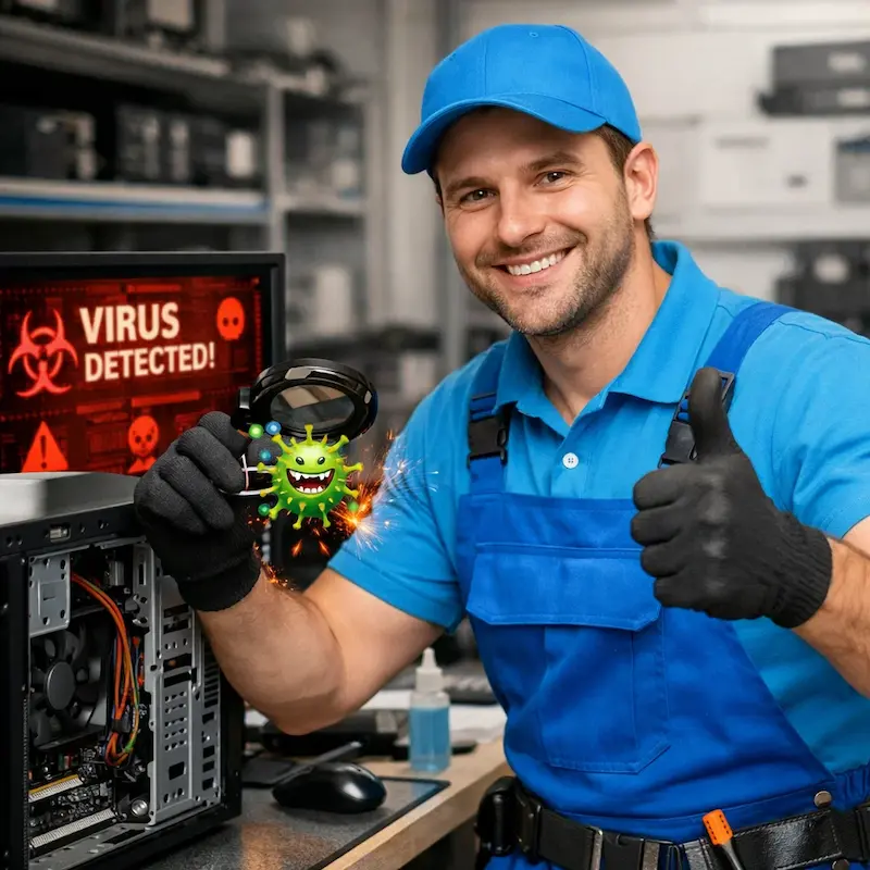 Удаление вирусов с компьютера в Зеленограде