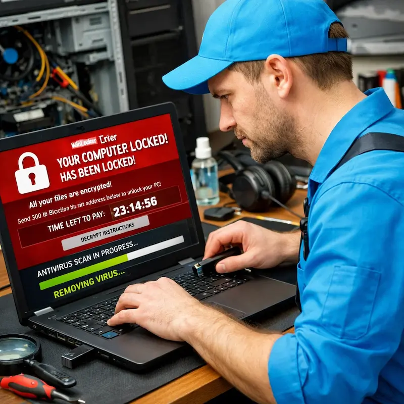 Удалить винлокер в Зеленограде